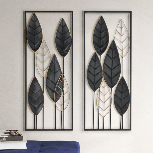 2 Piece Metal Wall Decor You'll Love Wayfair